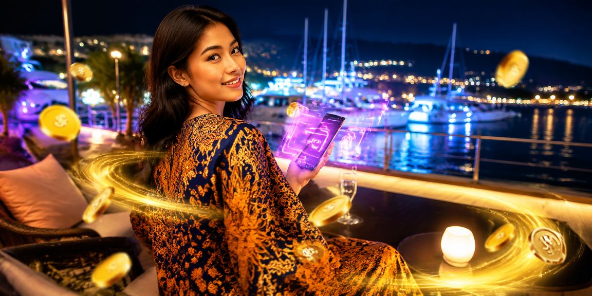 Suasana pertaruhan kasino langsung re2 di Langkawi dengan motif batik